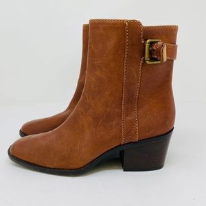 Nine West VAFletch Leather Mid Calf Boot